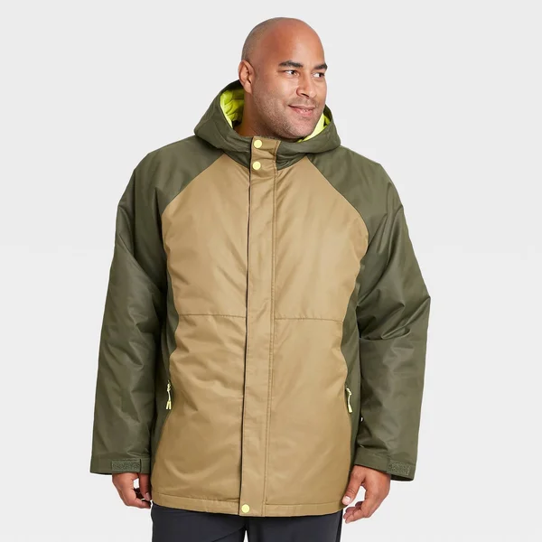 Men's Big & Tall 3-in-1 System Jacket - All in Motion Olive Green 2XB