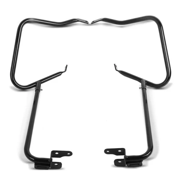 Saddlebag Support Brackets for Harley Davidson Touring 14-21 Rear Guard Black Craftride