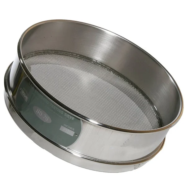 Stainless Steel Standard Sieve Dia. 300 mm Opening 2 mm No.10