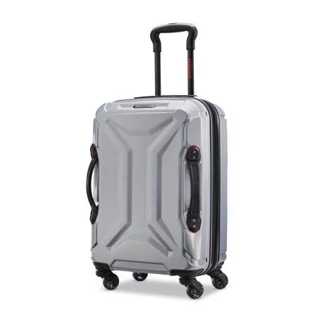 American Tourister Cargo Max 21 inch Hardside Spinner Luggage, Adult Unisex, Silver