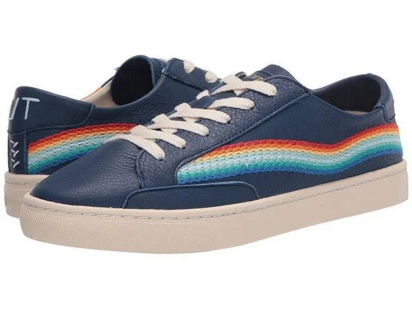 Soludos Rainbow Wave Sneaker - Marine Blue, 8.5