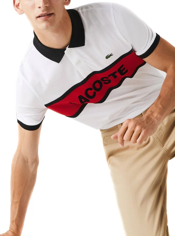 Lacoste Sport Short Sleeved Polo T Shirt White