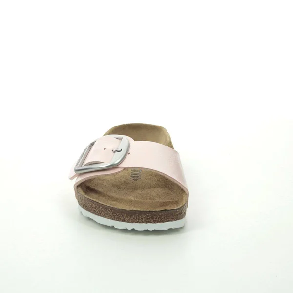 Birkenstock Madrid Buckle Pink Womens Slide Sandals 1018768 in Size 39