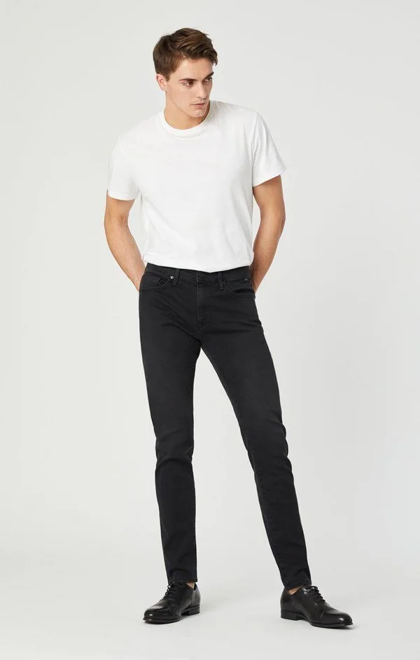 Mavi Men's James Skinny in Smoke Supermove - Men's Jeans