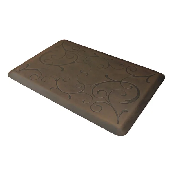 WellnessMats Estates Collection 3& x 2& Anti-Fatigue Mat Bella, Sand Dollar