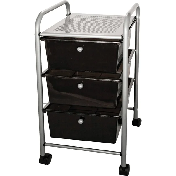 Advantus Organizer;3 Drawer;Smoke - 15.25 x 13 in