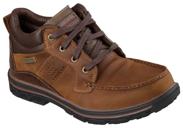 Skechers Men's Relaxed Fit Segment Melego - Size: 8.5, Dark Brown