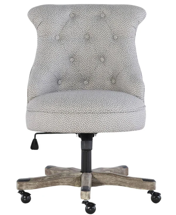Linon Home Decor Hollyn Office Chair - Gray