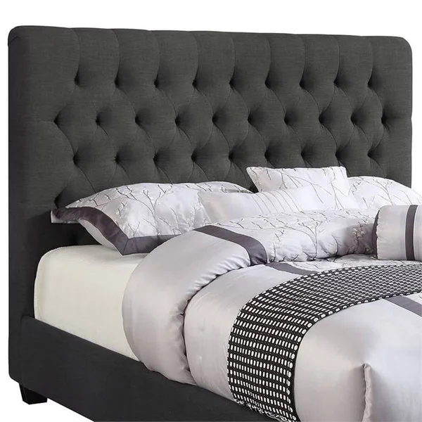 Coaster Chloe Charcoal Upholstered King Headboard-300529KEB1