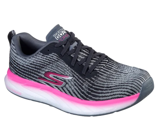Skechers GOrun Forza 4 Hyper Black/Hot Pink - Size 6.0