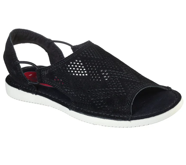 Skechers Women's Bobs Saga Sandals, Black, 8.0