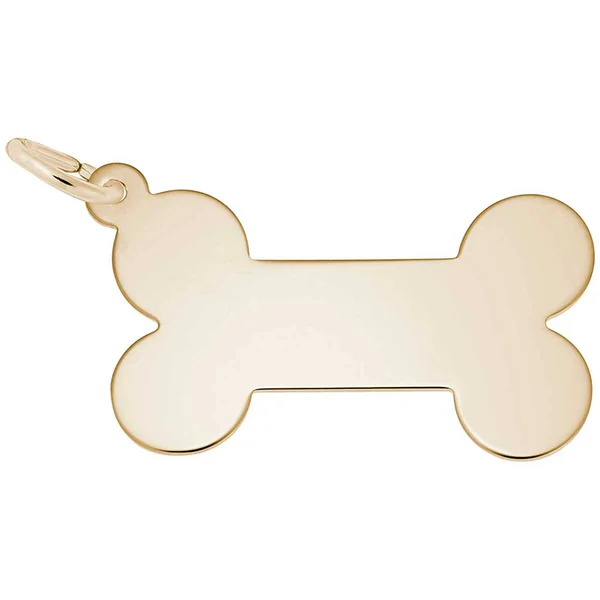 Rembrandt 14K Yellow Gold Dog Bone Charm