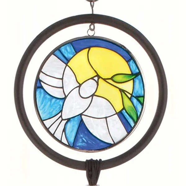 Carson Home Accents Amazing Grace Stained Glass Sonnet Chime - 35x22