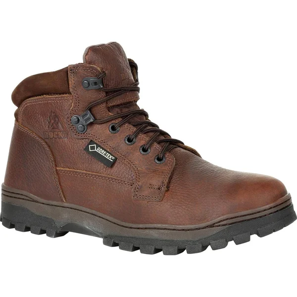 Rocky Men's Outback Plain Toe Gore-Tex Waterproof Outdoor Boot Rks0389, Brown