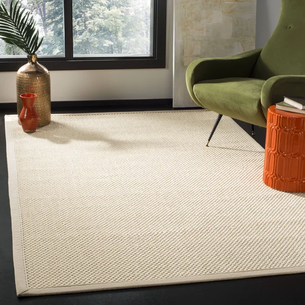 Safavieh Natural Fiber NF150A 2&6x22 x 8&0x22 Runner Ivory, Light Beige Area Rug