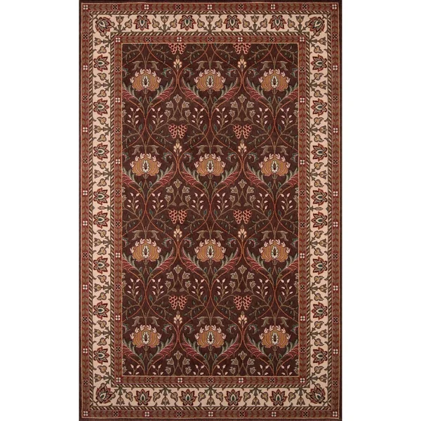 Momeni Persian Garden Rug Cocoa 8& Runner