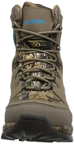Northside Women & S Woodbury 800G Insulated Hunting Boot - Stone - Aqua