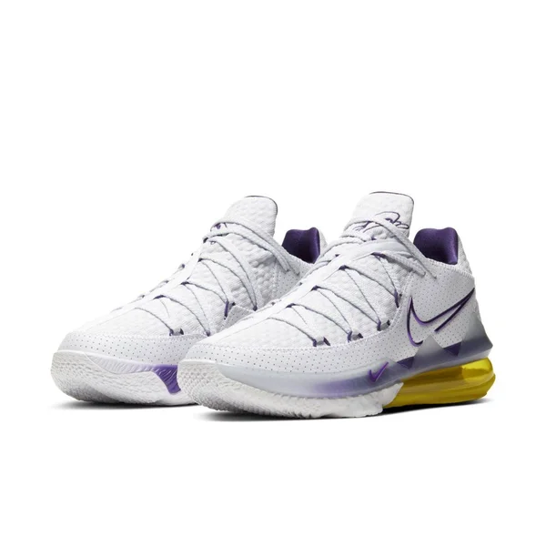 Nike Lebron 17 Low Basketball Shoes in White - Size: 18, CD5007-102