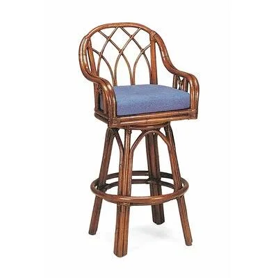 Bungalow Rose Edgewater 24x22 Swivel Counter Stool