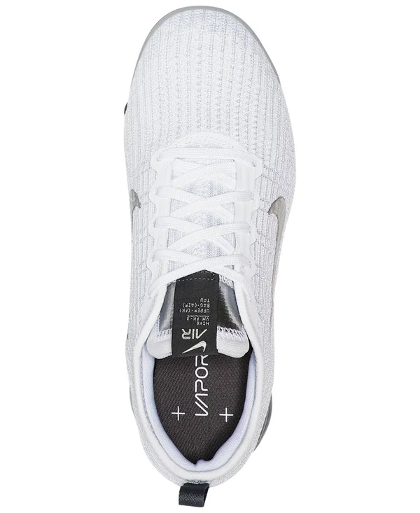 Nike Big Kids& Air VaporMax Flyknit 3 Running Shoes White