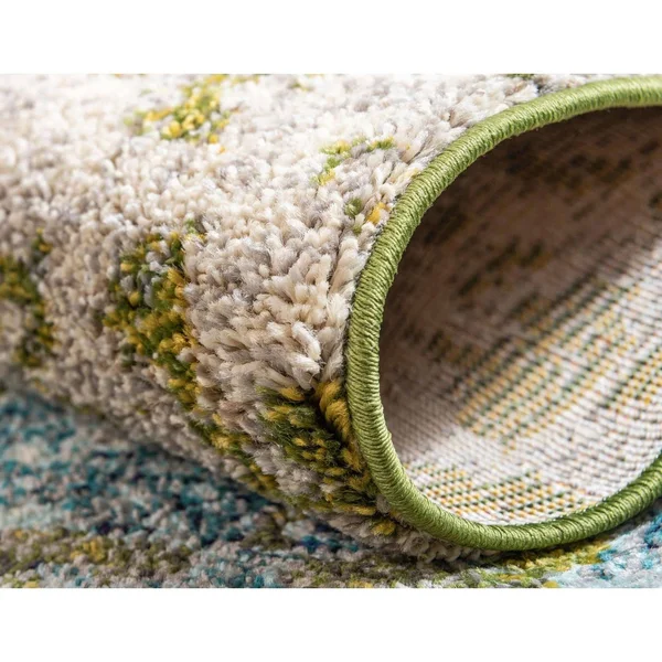 Unique Loom Vella Estrella Rug - Blue (8& 0 x 8& 0)