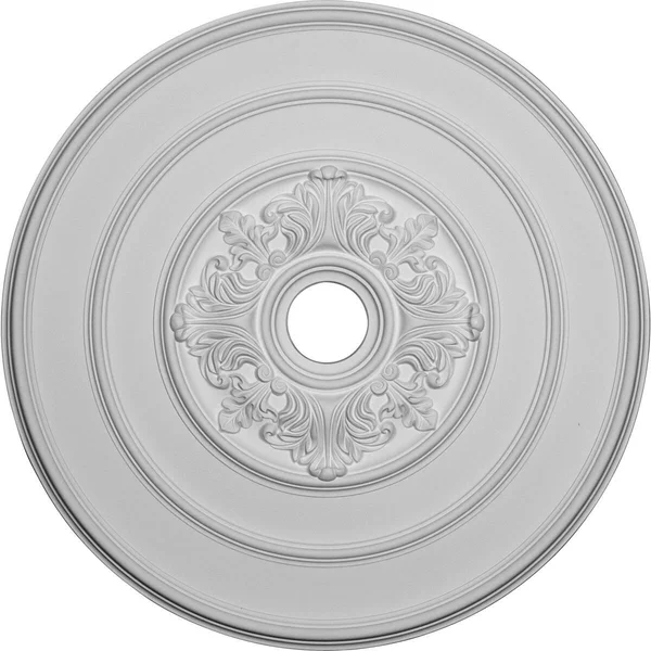 26x22OD x 3 1/8x22ID x 1 1/2x22P Traditional with Acanthus Leaves Ceiling Medallion (Fits Canopies Up to 4 1/4x22) Ekena Millwor