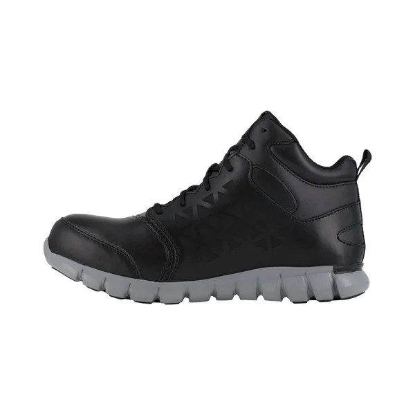 Reebok Work Men's Sublite Cushion Work RB143 - 12 Wide Black and Grey