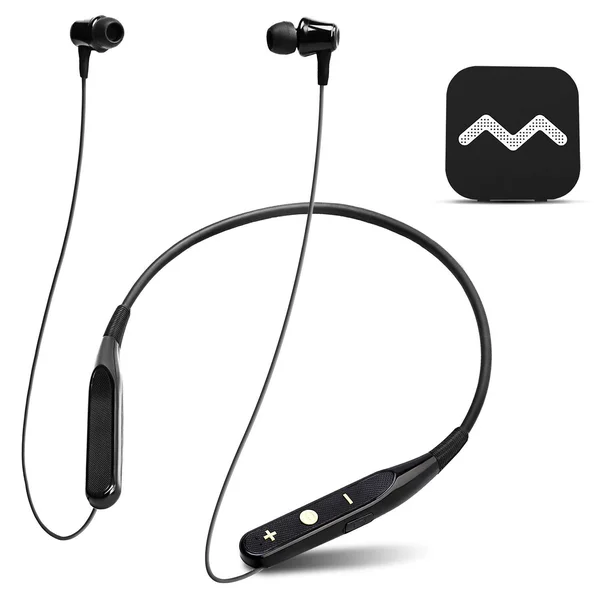 Neckband Hearing Aid Amplifier for Ear Rechargeable with Wireless Remote Microphone to Assist TV Watching and Conversation