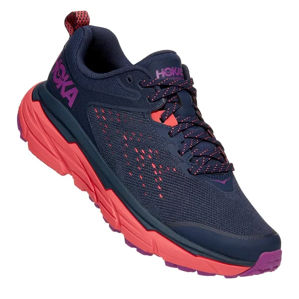 Hoka Women's Challenger ATR 6 Black Iris/Hot Coral - 12