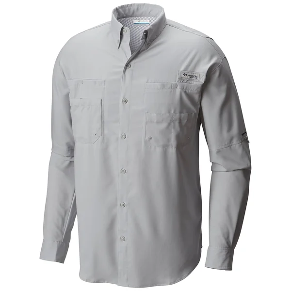 Columbia Men's Tamiami II LS Shirt - Xs - Cool Grey