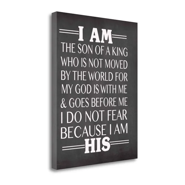 Tangletown Fine Art I Am His Son by Jo Moulton - Fine Art Giclee Print on Wrap Canvas, 18x23x22