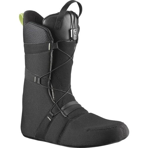 Salomon Dialogue Dual Boa Wide Snowboard Boots 2020-2021, Black, 10