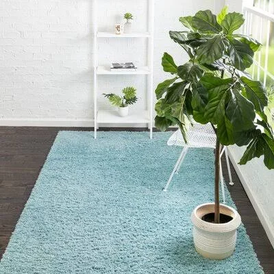 Destiney Turquoise Area Rug Zipcode Design Rug Size: Rectangle 12&2x22 x 15&
