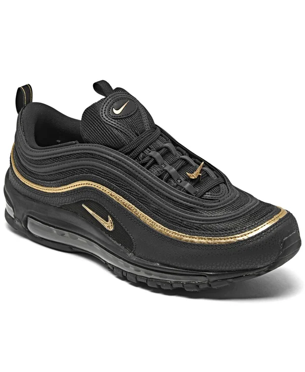 Nike Men's Air Max 97 Casual Shoes DC2190 - 7.5, Black