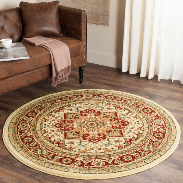 Safavieh Lyndhurst LNH330R 3&3x22 x 5&3x22 Ivory, Rust Area Rug