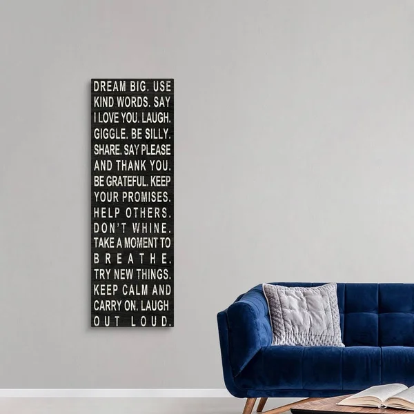 Dream Big - Canvas Wall Art, 20x60, Great Big Canvas