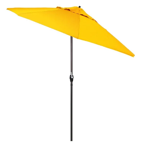 California Umbrella 9& Casa Series Patio Umbrella Sunbrella Sunflower Yellow Fabric