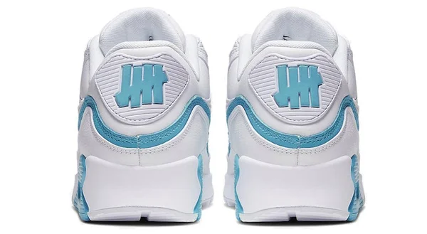 Nike Air Max 90 Undefeated White Blue Fury - CJ7197-102