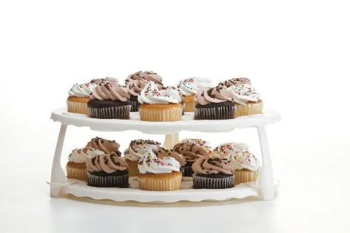 Prepworks by Progressive Collapsible Cupcake and Cake Carrier - 24 Cupcakes, 2
