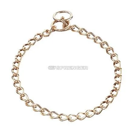 24 inch (60cm) Curogan 3.0 mm Choke Chain Slip Collar, Herm Sprenger, Choke-Slip Collar, 3 mm, Curogan, by Herm Sprenger fro
