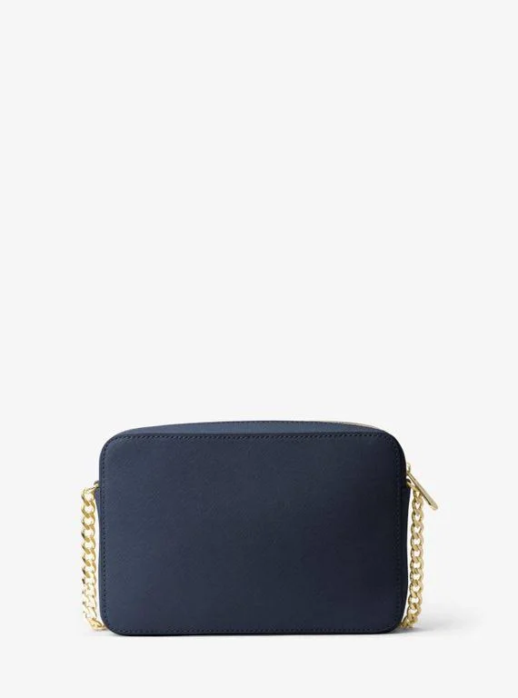 Michael Kors Jet Set Travel Large Saffiano Leather Crossbody - Blue