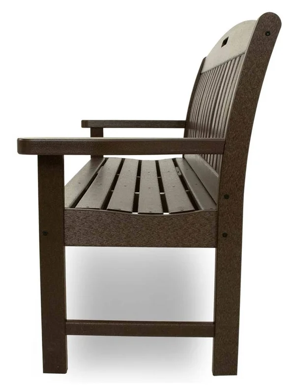 POLYWOOD Nautical 60x22 Bench - Mahogany