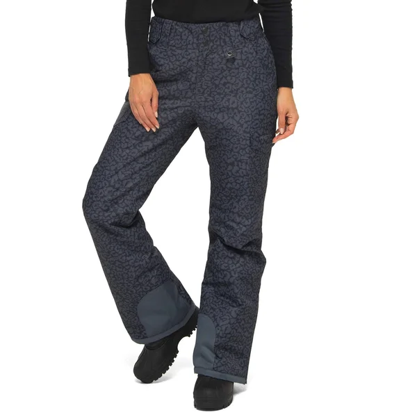 Arctix Snowsports Cargo Pants Regular Womens Leopard Steel, Large