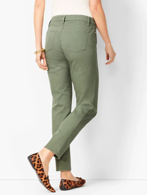 Slim Ankle Jeans - Colored - White - 18 Talbots