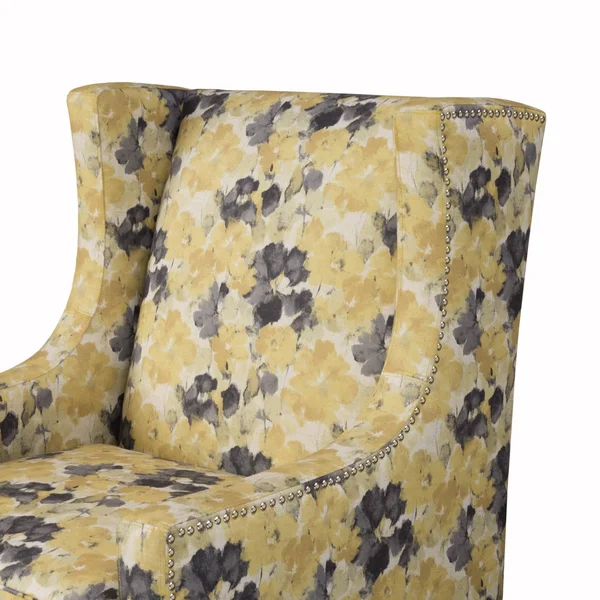 Madison Park Barton Wing Chair - Yellow