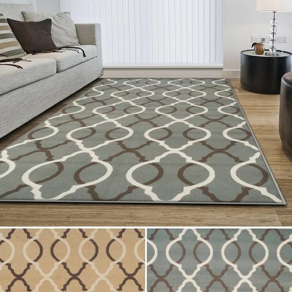 Miranda Haus Designer Cadena Area Rug Collection (8' x 10' - Blue)