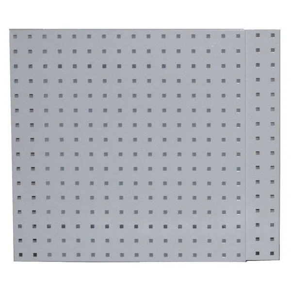 Zoro Select 6yb79 Square Hole Pegboard, Pk2, White