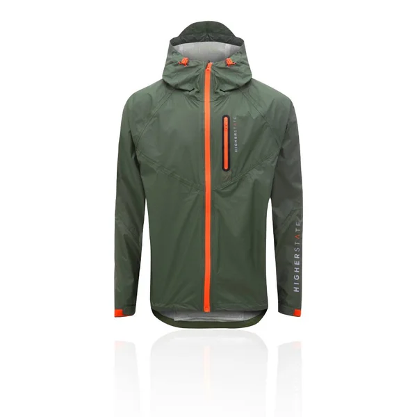 Higher State Trail Waterproof Lite Jacket - Green - EU S