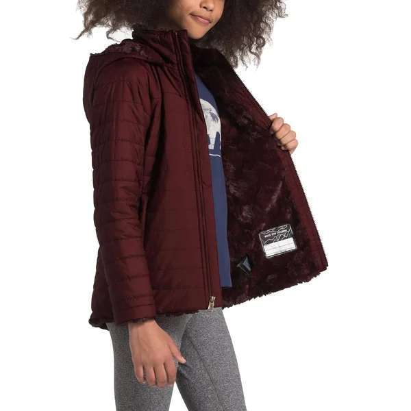 The North Face Girls& Mossbud Swirl Parka (M Deep Garnet Red)