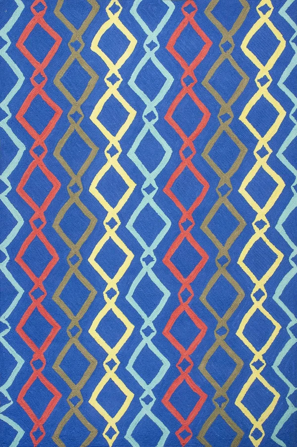 Kas Shelby 6301 Blue Groove Area Rug 5& x 7&